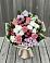 Букет цветов из: Альстромерии, Гвоздики, Розы и Хризантемы в Старогладовской