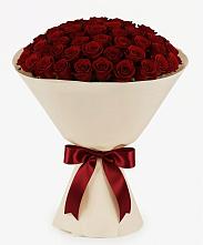 Букет 101 Бордовая роза Блэк Бакарра в Старогладовской