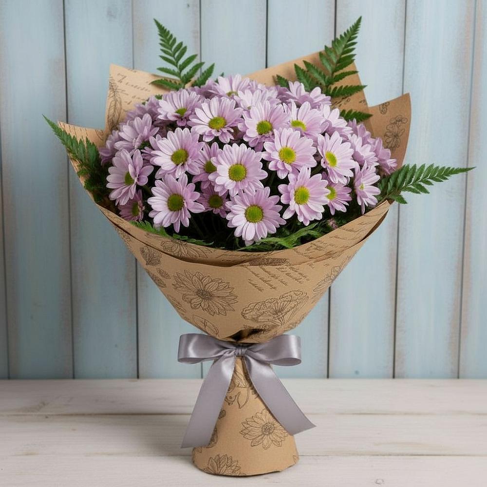 Букет цветов из: Хризантемы в Старогладовской