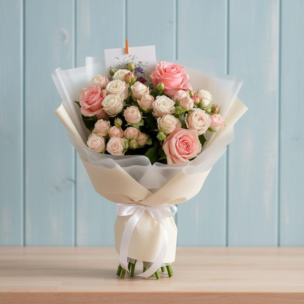 Букет цветов из: Розы в Старогладовской