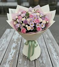 Букет цветов из:  Розы и Хризантемы #REPLACE_PRED# Старогладовской