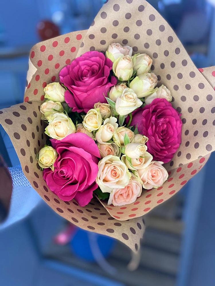 Букет цветов из: Розы в Старогладовской