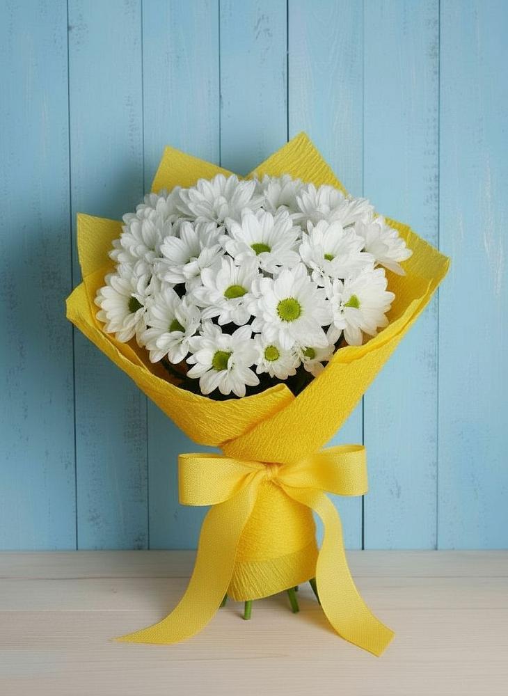 Букет цветов из: Хризантемы в Старогладовской