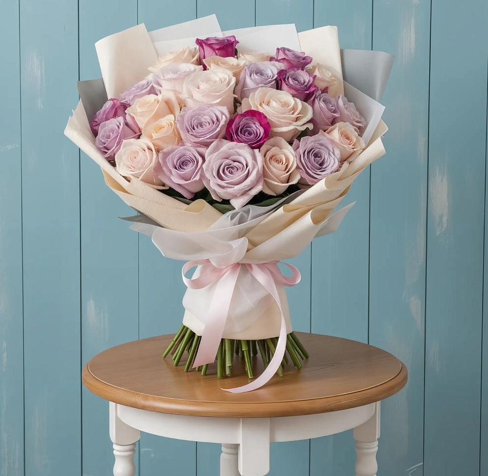 Букет цветов из: Розы в Старогладовской