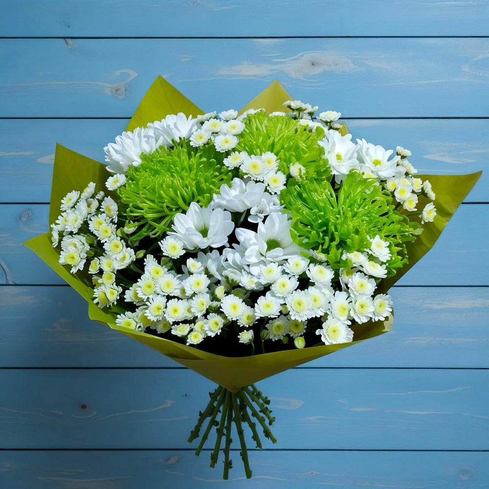 Букет цветов из: Хризантемы в Старогладовской