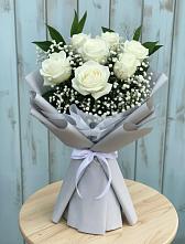 Букет цветов из:  Розы в Старогладовской
