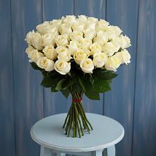 Букет 51 Белая роза Эдлесс Лав #REPLACE_PRED# Старогладовской