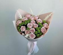Букет цветов из:  Розы и Хризантемы в Старогладовской