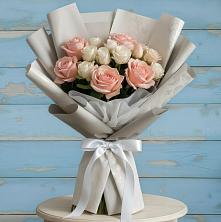 Букет цветов из:  Розы в Старогладовской
