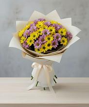 Букет цветов из:  Хризантемы в Старогладовской