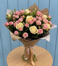 Букет цветов из:  Розы в Старогладовской