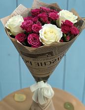 Букет цветов из:  Розы в Старогладовской